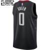 Dres Houston Rockets Jalen Green 0 Jordan 2022-23 Statement Edition Crno Swingman - Dječji